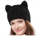 Touca Gatinho - Gorro de Inverno Feminino em Várias Cores