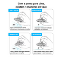 Super Spinner - Spinner Voador Recarregável com Led