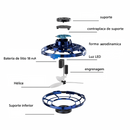 Super Spinner - Spinner Voador Recarregável com Led
