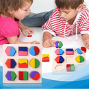 Pense e Encaixe - Quebra-Cabeças Anti-Ansiedade que Estimula o Raciocínio Infantil