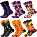 Kit Meias Halloween - Meias Divertidas para Toda a Família (6 Pares)