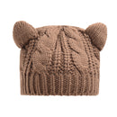 Touca Gatinho - Gorro de Inverno Feminino em Várias Cores