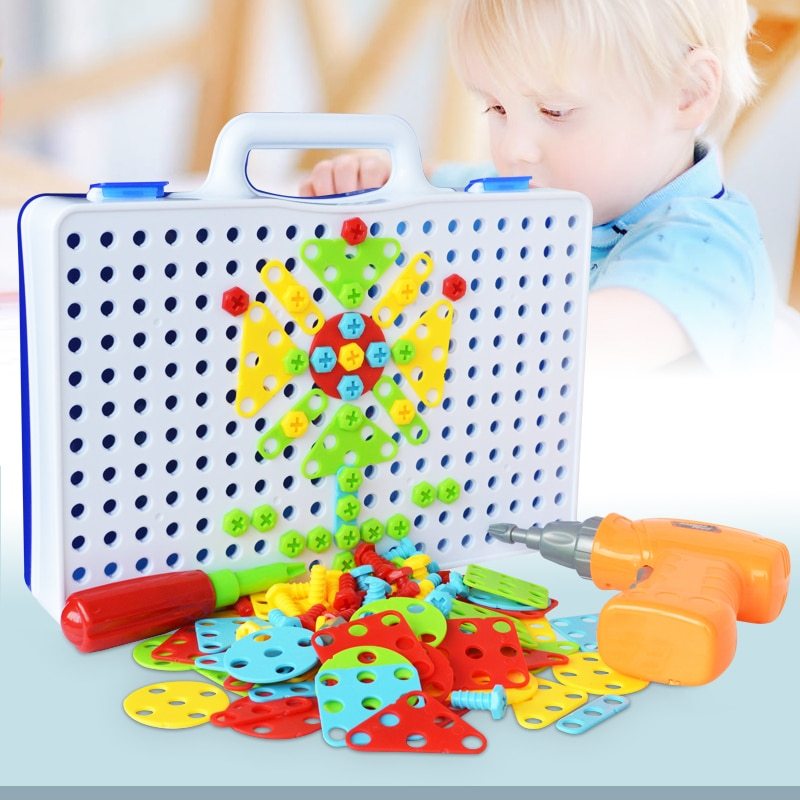 Parafuse e Monte - Brinquedo Educativo que Estimula Raciocínio e Coordenação
