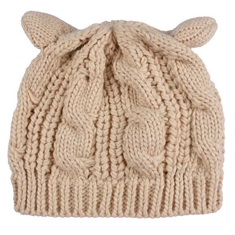 Touca Gatinho - Gorro de Inverno Feminino em Várias Cores
