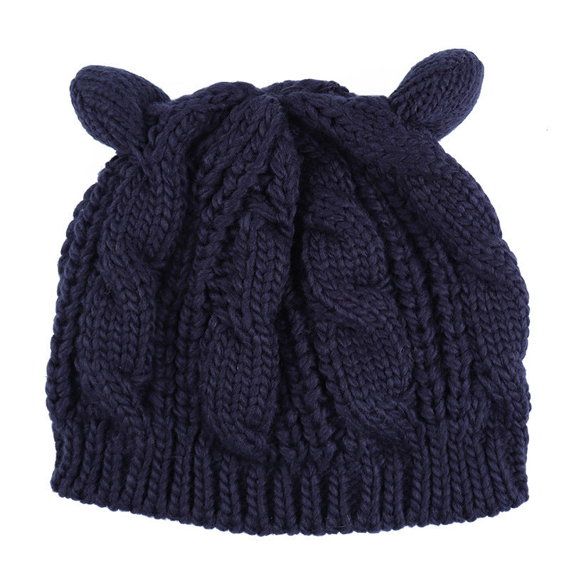 Touca Gatinho - Gorro de Inverno Feminino em Várias Cores