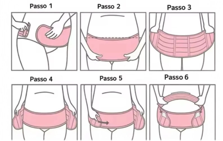 Cinta Materna - Cinta Para Alívio do Peso Abdominal e de Dores na Coluna em Gestantes