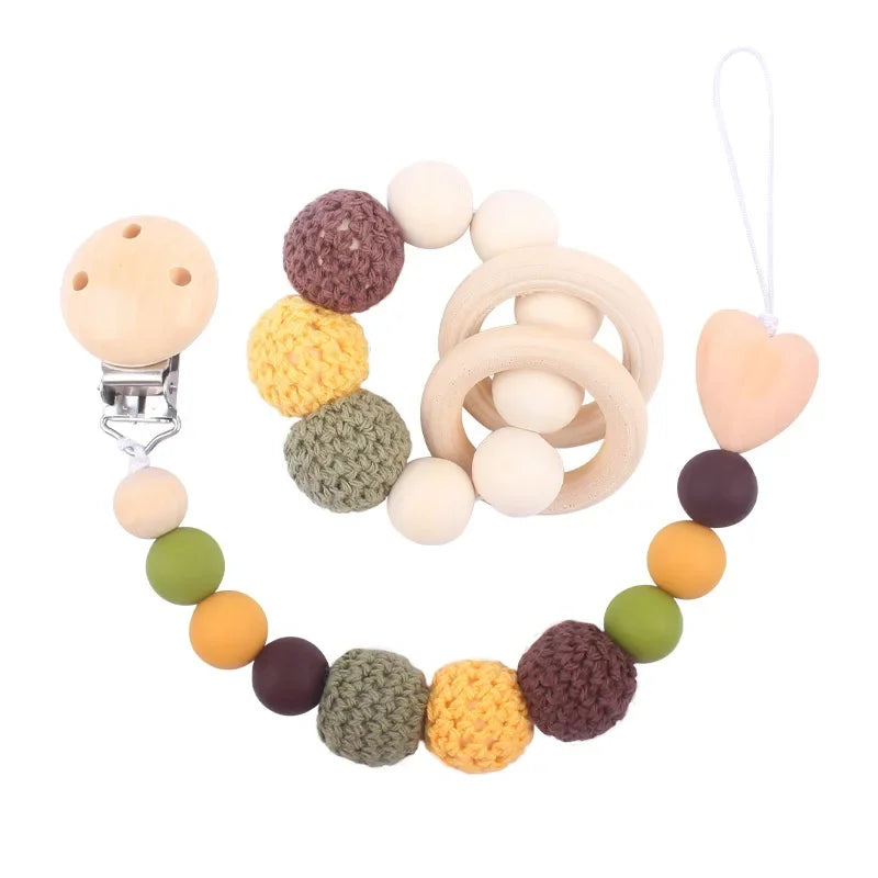 Bebê Acalme - Porta Chupeta e Mordedor Relaxante Para Bebês com Design Elegante