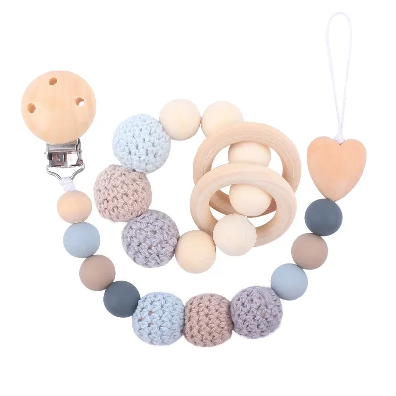 Bebê Acalme - Porta Chupeta e Mordedor Relaxante Para Bebês com Design Elegante