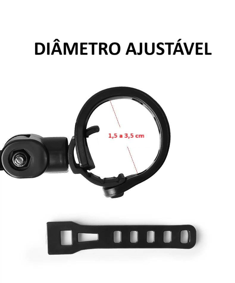 Pedal Safe Retrovisores - Kit com Dois Espelhos Elimina Pontos Cegos e Evita Acidentes